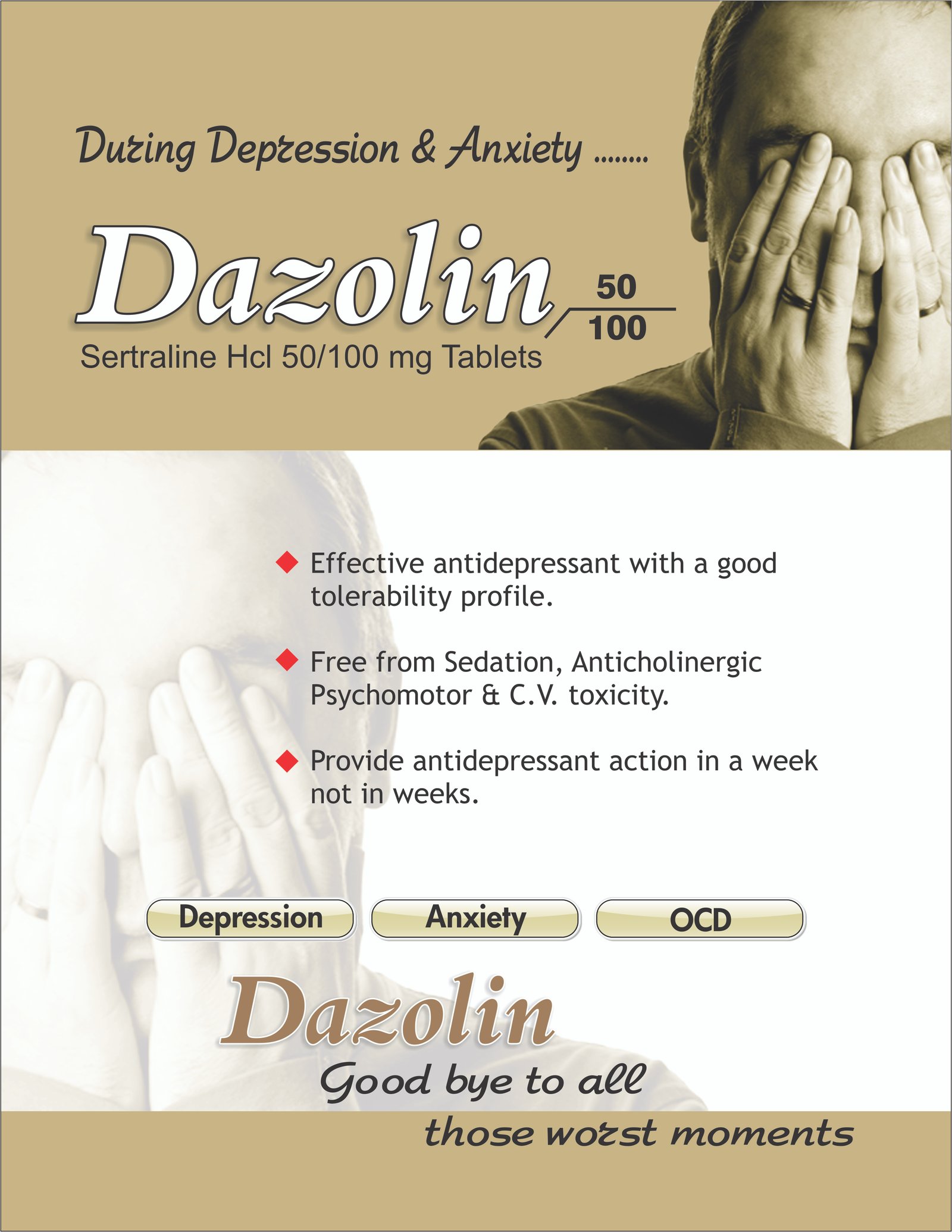 dazolin-50, dazolin-100, daksh pharmaceuticals, daksh pharmaceuticals panchkula, pcd franchise